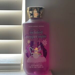 twisted peppermint bath and body works shower gel
